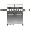 Grill gazowy 6+1 o nowoczesnym wyglądzie wykonany ze stali nierdzewnej, wyposażony w żeliwny ruszt o wymiarach 82 x 41,5 cm. Półki boczne oraz pojemna, zamykana szafka ułatwią przechowywanie przypraw i niezbędnych akcesoriów. Palnik boczny o mocy 2,2 kW umożliwi gotowanie i podgrzewanie potraw w garnku lub na patelni. Dodatkowym atutem jest miejsce na butlę gazową, pojemnik ze stali nierdzewnej umieszczony w jednej z półek bocznych oraz wbudowany otwieracz do butelek.

Wymiary i waga:
• Grill: 144 x 57 x 112cm 
• Ruszt żeliwny, żebrowy (4szt) - powierzchnia grzewcza 82 x 41,5 cm, waga 6,45kg
• Okrągły ruszt (ø30cm) wbudowany w ruszt żebrowy. Możliwość wyjęcia okrągłego rusztu i włożenia specjalnej, kamiennej płyty na pizzę (brak w zestawie)
• Kratka podgrzewająca: 82 x 12cm 
• Waga grilla: 46 kg
• Wymiar szyby: 76 x 13cm
• Wymiar półki bocznej: 34,5 x 42,5cm
• Wymiar pojemnika na jedzenie: 26,5 x 32,5 x 9,5cm
• UWAGA: brak płyty żeliwnej w zestawie. Możliwość dokupienia dwustronnej płyty o wymiarach 22 x 41cm (indeks YG-20020)

Informacje:
• Otwierana szafka ze specjalną kieszenią (otworem) przeznaczonym na przechowywanie w trakcie i po grillowaniu polskiej butli gazowej 11kg. 
• Pokrywa z termometrem zapewnia szybsze grillowanie oraz osłonę przed wiatrem. Dodatkowo dym z potraw nada im odpowiedni smak i aromat.
• Szybka umieszczona w pokrywie umożliwia podgląd stanu przyrządzanych potraw. Szybka o grubości 6mm odporna na wysoką temperaturę.
• Zapalnik umieszczony w pokrętłach
• Wyjmowany pojemnik na jedzenie - idealna do przechowywania zamarynowanych potraw, odłożenia upieczonych, gorących potraw i utrzymywanie ich temperatury (dodatkowo można owinąć je aluminiową folią)
• Niezawodny, żeliwny ruszt, który szybko się nagrzewa i długo utrzymuje ciepło.
• Kratka podgrzewająca nad rusztem wykonana ze stali nierdzewnej 
• Ilość palników: 6+1, czyli 6 palników głównych ze stali nierdzewnej, każdy o mocy 3kW. 1 palnik boczny o mocy 2,2kW.
• Łączna moc: 20,2kW
• Średnie spalanie gazu*: 1468 g/h
• Palnik boczny umożliwia ugotowanie lub podgrzanie zupy, przygotowanie sosów, zagotowanie wody na herbatę. 
• Stalowa misa odporna na działania wysokiej temperatury 
• Półki boczne oraz pojemna, zamykana szafka ułatwią przechowywanie przypraw i niezbędnych akcesoriów.
• 4 obrotowe kółka z hamulcem ułatwią transport grilla.
• 6 wieszaków umieszczonych na półkach bocznych. Idealne do zawieszenia sztućców, ściereczki itp.
• 7 pokręteł z niebieskim światłem LED, które zapalają się po uruchomieniu danego palnika. Oświetlenie ułatwią grillowanie po zmroku, informuje który palnik jest włączony
• Wyprofilowane osłony palnika (aromatyzery) z wycięciami 
• Otwieracz do butelek z boku grilla
• Możliwość wysunięcia płyty ściekowej i umycia poza grillem
• Możliwość dokupienia pokrowca na grilla - model YATO YG-20051
• Możliwość zainstalowania obrotowego rożna elektrycznego do przyrządzania m.in. kurczaka - model YG-20021

*Zużycie maksymalne przy działających wszystki palnikach

Materiał wykonania: 
• Ruszt: żeliwo
• Kratka podgrzewająca: stal nierdzewna (S/S 430)
• Palnik: stal nierdzewna
• Osłona palnika (aromatyzer): stal pokryta emalią
• Termometr: stal nierdzewna
• Pokrywa: stal nierdzewna (S/S 430), podwójna warstwa
• Misa: stal, malowana na kolor czarny, odporna na wysoką temperaturę
• Uchwyt: stal nierdzewna
• Panel przedni: stal nierdzewna (S/S 430)
• Półki boczne: stal nierdzewna (S/S 430)
• Półki boczne (wieszaki): tworzywo sztuczne, kolor szary
• Szafka przednia (drzwiczki): stal nierdzewna (S/S 430), podwójna warstwa
• Szafka przednia (pozostałe elementy): stal, malowana proszkowo na kolor srebrny
• Szyba: szkło hartowane
• Pojemnik na jedzenie: stal nierdzewna

STAL NIERDZEWNA S/S 430 należy do wysokogatunkowych stali ferrytycznych. Wysoka zawartość chromu a tym samym wysoka odporność korozyjna pozwala na zastosowanie w produktach o podwyższonym działaniu wody. 

ŻELIWO - wysokowęglowy stop żelaza z węglem (ponad 2,11% węgla). Gwarantuje lepsze parametry termiczne - równomiernie się nagrzewa, doskonale przewodzi temperaturę, długo utrzymuje ciepło. Jest bardzo trwały oraz wysoce odporny na ścieranie i korozję

Zalety grillowania na grillu gazowym:
• WYJĄTKOWY SMAK -wyjątkowy smak otrzymujemy dzięki odparowywaniu z potraw soków i tłuszczy. Kopuła w grillu gazowym zatrzymuje dym i nadaje im aromat
• KONTROLA TEMPERATURY -dzięki pokrętłom, pokrywie, kilku palnikom oraz termometrowi jesteś w stanie dopasować temperaturę do przyrządzanych mięs, warzyw i serów.
• KOMFORT PRACY -W porównaniu do grilli węglowych grillowanie oraz konserwacja będzie dużo łatwiejsza. Po pierwsze dzięki szybkiemu nagrzewaniu się grilla możesz zacząć smażyć już po kilku minutach. Po drugie nie musisz dorzucać węgla, dmuchać i kontrolować wielkości płomienia. Po trzecie czyszczenie grilla gazowego jest znacznie szybsze - m.in. nie wymaga wysypywania popiołu.

Możliwość dokupienia dodatkowych akcesoriów:
• pokrowiec YG-20051
• płyta żeliwna YG-20020
• rożno elektryczne YG-20021
• wąż z reduktorem VOREL 99670 lub 99671

W celach logistycznych grill gazowy zapakowany jest w karton. Panel grilla wraz z pokrywą dostarczony jest w całości, co ułatwia i przyspiesza montaż

Do grilla nie jest dołączony reduktor oraz wąż. | Itami, Grill gazowy 6+1 stal nierdzewna 20,5 kW, z szybą