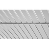 Półka regału o wymiarze 610 x 1060 mm ze stali chromowanej.
Półka Yato przeznaczona do ażurowego regału, doskonale sprawdzającego się w kuchniach, magazynach, sklepach, warsztatach. Wzmocnienie sprawia, że nośność każdej półki wynosi aż 200 kg, a całego regału - 800 kg. Chromowana powierzchnia gwarantuje ochronę przed korozją i uszkodzeniami eksploatacyjnymi, a druciana konstrukcja zapewnia produktom idealną wentylację.
• wysokość półek można swobodnie regulować na słupkach
• półka jest sprzedawana w kompletach po 4 szt.
• regał nadaje się do samodzielnego montażu i jest łatwy do utrzymania w czystości
• gotowy regał składa się z 4 półek i 4 słupków - zestawy półek i słupków należy zakupić osobno
• w zestawie znajdują się 4 komplety klipsów montażowych

Informacje
• nośność: 200 kg
• szerokość: 1060 mm
• głębokość: 610 mm
• grubość drutu: 3,4 mm
• grubość rantu: 4,6 mm
• grubość wzmocnienia półki: 6,1 mm

 | YG-09056, Półka do regału ażurowego 610x1060 mm