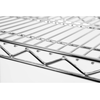 Półka regału o wymiarze 610 x 1520 mm ze stali chromowanej.
Półka Yato przeznaczona do ażurowego regału, doskonale sprawdzającego się w kuchniach, magazynach, sklepach, warsztatach. Wzmocnienie sprawia, że nośność każdej półki wynosi aż 200 kg, a całego regału - 800 kg. Chromowana powierzchnia gwarantuje ochronę przed korozją i uszkodzeniami eksploatacyjnymi, a druciana konstrukcja zapewnia produktom idealną wentylację.
• wysokość półek można swobodnie regulować na słupkach
• półka jest sprzedawana w kompletach po 4 szt
• regał nadaje się do samodzielnego montażu i jest łatwy do utrzymania w czystości
• gotowy regał składa się z 4 półek i 4 słupków - zestawy półek i słupków należy zakupić osobno
• w zestawie znajdują się 4 komplety klipsów montażowych

Informacje:
• nośność: 200 kg
• szerokość: 1520 mm
• głębokość: 610 mm
• grubość drutu: 3,4 mm
• grubość rantu: 4,6 mm
• grubość wzmocnienia półki: 6,1 mm

 | YG-09058, Półka do regału ażurowego 610x1520 mm