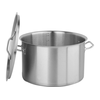 Profesjonalny garnek niski z pokrywką, o wymiarach 40x26 cm oraz pojemności 32l.
Garnek YATO Professional Kitchen Equipment przeznaczony jest do profesjonalnego wykorzystania w branży gastronomicznej. Doskonale nadaje się do przygotowywania wszelkiego rodzaju potraw.
Wykonany jest z wysokiej jakości stali nierdzewnej 201 do użytku w gastronomii.
Specjalna konstrukcja dna kapsułowego rozprowadza ciepło równomiernie po całej powierzchni spodu, co zwiększa stopień wykorzystania ciepła i efektywność gotowania. Przekłada się to bezpośrednio na ich jakość oraz komfort pracy kucharza. Takie rozwiązanie zmniejsza również ryzyko przypalenia potraw.
Wkładka ferromagnetyczna w dnie pozwala na stosowanie garnków YATO na każdym rodzaju kuchenek, takich jak:
• elektryczna
• indukcyjna
• gazowa
• ceramiczna

W garnkach YATO zastosowano wyjątkowo masywne i nienagrzewające się, solidnie zamocowane uchwyty. Gwarantuje to bezpieczeństwo i wieloletnią trwałość użytkowania.
 | YG-00051, Garnek niski z pokrywką 40x26 cm 32 l