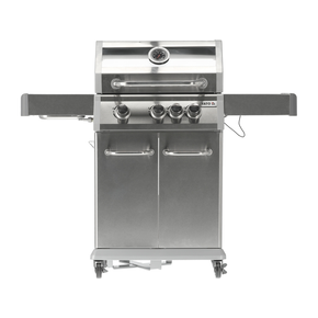 Grill gazowy Yato Itami 3+1 o nowoczesnej stylistyce wykonany ze stali nierdzewnej, wyposażony w żeliwny ruszt o powierzchni 60 x 41,5 cm. Półki boczne oraz pojemna, zamykana szafka ułatwiają przechowywanie niezbędnych akcesoriów. Palnik boczny o mocy 2,2 kW umożliwi gotowanie i podgrzewanie potraw w garnku lub na patelni. Dodatkowym atutem jest miejsce na butlę gazową, pojemnik ze stali nierdzewnej umieszczony w jednej z półek bocznych oraz wbudowany otwieracz do butelek.

Informacje:
• Otwierana szafka ze specjalną kieszenią (otworem) przeznaczonym na przechowywanie w trakcie i po grillowaniu polskiej butlki gazowej 11kg. 
• Pokrywa z termometrem zapewnia szybsze grillowanie oraz osłonę przed wiatrem. Dodatkowo dym z potraw nada im odpowiedni smak i aromat.
• Szybka umieszczona w pokrywie umożliwia podgląd stanu przyrządzanych potraw. Szybka o grubości 6mm odporna na wysoką temperaturę.
• Zapalnik umieszczony w pokrętłach
• Wyjmowany pojemnik na jedzenie - idealna do przechowywania zamarynowanych potraw, odłożenia upieczonych, gorących potraw i utrzymywanie ich temperatury (dodatkowo można owinąć je aluminiową folią)
• Niezawodny, żeliwny ruszt, który szybko się nagrzewa i długo utrzymuje ciepło.
• Kratka podgrzewająca nad rusztem wykonana ze stali nierdzewnej 
• Ilość palników: 3+1, czyli 3 palniki główne ze stali nierdzewnej, każdy o mocy 3kW. 1 palnik boczny o mocy 2,2kW.
• Łączna moc: 11,2kW
• Średnie spalanie gazu*: 814 g/h
• Palnik boczny umożliwia ugotowanie lub podgrzanie zupy, przygotowanie sosów, zagotowanie wody na herbatę. 
• Stalowa misa odporna na działania wysokiej temperatury 
• Półki boczne oraz pojemna, zamykana szafka ułatwią przechowywanie przypraw i niezbędnych akcesoriów.
• 4 obrotowe kółka z hamulcem ułatwią transport grilla.
• 6 wieszaków umieszczonych na półkach bocznych. Idealne do zawieszenia sztućców, ściereczki itp.
• 4 pokrętła z niebieskim światłem LED, które zapalają się po uruchomieniu danego palnika. Oświetlenie m.in ułatwią grillowanie po zmroku - informuje który palnik jest włączony
• Wyprofilowane osłony palnika (aromatyzery) z wycięciami 
• Otwieracz do butelek z boku grilla
• Możliwość wysunięcia płyty ściekowej i umycia poza grillem
• Możliwość dokupienia pokrowca na grilla - model YATO YG-20050
• Możliwość zainstalowania obrotowego rożna elektrycznego do przyrządzania m.in. kurczaka - model YG-20021

*Zużycie maksymalne przy działających wszystkich palnikach

Materiał wykonania: 
• Ruszt: żeliwo
• Kratka podgrzewająca: stal nierdzewna (S/S 430)
• Palnik: stal nierdzewna
• Osłona palnika (aromatyzer): stal pokryta emalią
• Termometr: stal nierdzewna
• Pokrywa: stal nierdzewna (S/S 430), podwójna warstwa
• Misa: stal, malowana na kolor czarny, odporna na wysoką temperaturę
• Uchwyt: stal nierdzewna
• Panel przedni: stal nierdzewna (S/S 430)
• Półki boczne: stal nierdzewna (S/S 430)
• Półki boczne (wieszaki): tworzywo sztuczne, kolor szary
• Szafka przednia (drzwiczki): stal nierdzewna (S/S 430), podwójna warstwa
• Szafka przednia (pozostałe elementy): stal, malowana proszkowo na kolor srebrny
• Szyba: szkło hartowane
• Pojemnik na jedzenie: stal nierdzewna

Wymiary i waga:
• Grill: 122 x 57 x 114cm
• Ruszt żeliwny, żebrowy (3szt) - powierzchnia grzewcza 60 x 41,5 cm, waga 5,4kg
• Okrągły ruszt (ø30cm) wbudowany w ruszt żebrowy. Możliwość wyjęcia okrągłego rusztu i włożenia specjalnej, kamiennej płyty na pizzę (brak w zestawie)
• Kratka podgrzewająca: 70 x 12cm 
• Waga grilla: 38 kg
• Wymiar szyby: 52,5 x 13cm
• Wymiar półki bocznej: 34,5 x 42,5cm
• Wymiar pojemnika na jedzenie: 26,5 x 32,5 x 9,5cm
• UWAGA: brak płyty żeliwnej w zestawie (zdjęcie poglądowe). Możliwość zakupu dwustronnej płyty o wymiarach 22 x 41cm (indeks YG-20020)

STAL NIERDZEWNA S/S 430 należy do wysokogatunkowych stali ferrytycznych. Wysoka zawartość chromu a tym samym wysoka odporność korozyjna pozwala na zastosowanie w produktach o podwyższonym działaniu wody. 

ŻELIWO - wysokowęglowy stop żelaza z węglem (ponad 2,11% węgla). Gwarantuje lepsze parametry termiczne - równomiernie się nagrzewa, doskonale przewodzi temperaturę, długo utrzymuje ciepło. Jest bardzo trwały oraz wysoce odporny na ścieranie i korozję

Zalety grillowania na grillu gazowym:
• WYJĄTKOWY SMAK -wyjątkowy smak otrzymujemy dzięki odparowywaniu z potraw soków i tłuszczy. Kopuła w grillu gazowym zatrzymuje dym i nadaje im aromat
• KONTROLA TEMPERATURY -dzięki pokrętłom, pokrywie, kilku palnikom oraz termometrowi jesteś w stanie dopasować temperaturę do przyrządzanych mięs, warzyw i serów.
• KOMFORT PRACY -W porównaniu do grilli węglowych grillowanie oraz konserwacja będzie dużo łatwiejsza. Po pierwsze dzięki szybkiemu nagrzewaniu się grilla możesz zacząć smażyć już po kilku minutach. Po drugie nie musisz dorzucać węgla, dmuchać i kontrolować wielkości płomienia. Po trzecie czyszczenie grilla gazowego jest znacznie szybsze - m.in. nie wymaga wysypywania popiołu.

Możliwość dokupienia dodatkowych akcesoriów:
• pokrowiec YG-20050
• płyta żeliwna YG-20020
• rożno elektryczne YG-20021
• wąż z reduktorem VOREL 99670 lub 99671

W celach logistycznych grill gazowy zapakowany jest w karton. Panel grilla wraz z pokrywą dostarczony jest w całości, co ułatwia i przyspiesza montaż

Do grilla nie jest dołączony reduktor oraz wąż. | Itami, Grill gazowy 3+1 stal nierdzewna 11,5 kW, z szybą