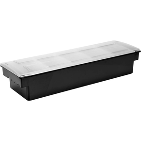 Pojemnik barmański pięciosegmentowy marki YATO.
Wykonany z wysokiej jakości, wytrzymałego ABS o wymiarach 500 x 160 x 100 mm z transparentną pokrywką z odpornego na uszkodzenia poliwęglanu.
Przeznaczony jest do serwowania dodatków do napojów i drinków:
• oliwki
• plasterki cytryn
• itp.

Posiada 5 wyciąganych pojemników z polipropylenu, każdy o pojemności 650 ml i wymiarach 100 x 45 mm.
Pojemnik jest bardzo praktyczny i funkcjonalny i doskonale sprawdza się w barach i restauracjach.
 | YG-07080, Pojemnik barmański czarny 5 segmentów