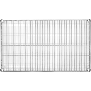 Półka regału o wymiarze 610 x 1060 mm ze stali chromowanej.
Półka Yato przeznaczona do ażurowego regału, doskonale sprawdzającego się w kuchniach, magazynach, sklepach, warsztatach. Wzmocnienie sprawia, że nośność każdej półki wynosi aż 200 kg, a całego regału - 800 kg. Chromowana powierzchnia gwarantuje ochronę przed korozją i uszkodzeniami eksploatacyjnymi, a druciana konstrukcja zapewnia produktom idealną wentylację.
• wysokość półek można swobodnie regulować na słupkach
• półka jest sprzedawana w kompletach po 4 szt.
• regał nadaje się do samodzielnego montażu i jest łatwy do utrzymania w czystości
• gotowy regał składa się z 4 półek i 4 słupków - zestawy półek i słupków należy zakupić osobno
• w zestawie znajdują się 4 komplety klipsów montażowych

Informacje
• nośność: 200 kg
• szerokość: 1060 mm
• głębokość: 610 mm
• grubość drutu: 3,4 mm
• grubość rantu: 4,6 mm
• grubość wzmocnienia półki: 6,1 mm

 | YG-09056, Półka do regału ażurowego 610x1060 mm