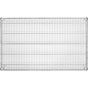Półka regału o wymiarze 610x906mm ze stali chromowanej.
Półka Yato przeznaczona do ażurowego regału, doskonale sprawdzającego się w kuchniach, magazynach, sklepach, warsztatach. Wzmocnienie sprawia, że nośność każdej półki wynosi aż 200 kg, a całego regału - 800 kg. Chromowana powierzchnia gwarantuje ochronę przed korozją i uszkodzeniami eksploatacyjnymi, a druciana konstrukcja zapewnia produktom idealną wentylację.
• wysokość półek można swobodnie regulować na słupkach
• półka jest sprzedawana w kompletach po 4 szt.
• regał nadaje się do samodzielnego montażu i jest łatwy do utrzymania w czystości
• gotowy regał składa się z 4 półek i 4 słupków - zestawy półek i słupków należy zakupić osobno
• w zestawie znajdują się 4 komplety klipsów montażowych

Informacje:
• nośność: 200 kg
• szerokość: 906 mm
• głębokość: 610 mm
• grubość drutu: 3,4 mm
• grubość rantu: 4,6 mm
• grubość wzmocnienia półki: 6,1 mm

 | YG-09055, Półka do regału ażurowego 610x906 mm