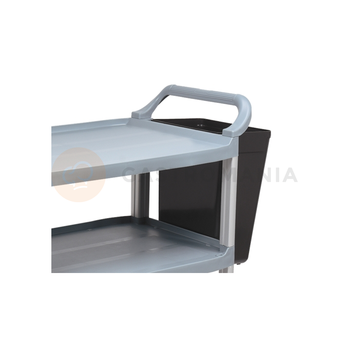 Pojemnik do wózka serwisowego 340 x 225 x 440 mm marki Yato.
• wykonany z wysokiej jakości polipropylenu odpornego na uszkodzenia mechaniczne
• zaokrąglone krawędzie wewnętrzne ułatwiają czyszczenie i utrzymanie pojemnika w czystości
• specjalnie wyprofilowany uchwyt boczny umożliwia bardzo szybko zamontować pojemnik na wózku YG-09100

 | YG-09105, Pojemnik do wózka czarny, polipropylen 33,5x23,1x44,5 cm