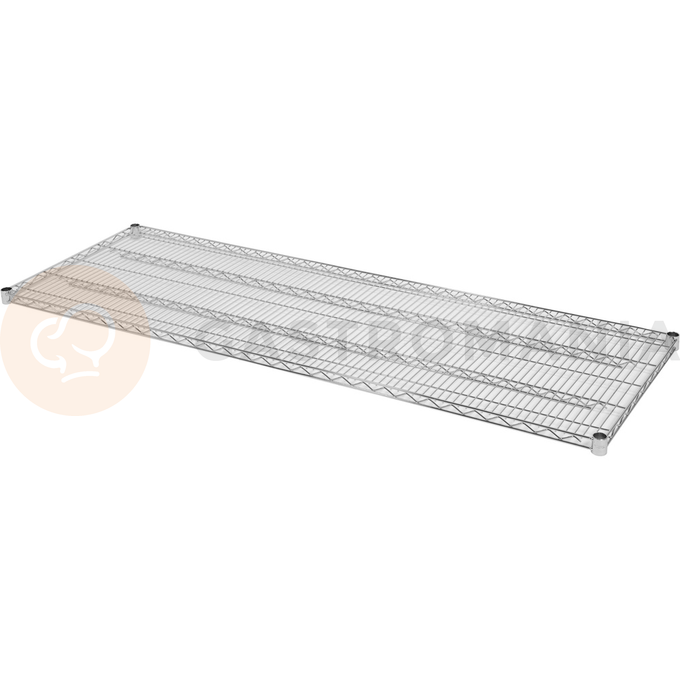 Półka regału o wymiarze 610 x 1820 mm ze stali chromowanej.
Półka Yato przeznaczona do ażurowego regału, doskonale sprawdzającego się w kuchniach, magazynach, sklepach, warsztatach. Wzmocnienie sprawia, że nośność każdej półki wynosi aż 200 kg, a całego regału - 800 kg. Chromowana powierzchnia gwarantuje ochronę przed korozją i uszkodzeniami eksploatacyjnymi, a druciana konstrukcja zapewnia produktom idealną wentylację.
• wysokość półek można swobodnie regulować na słupkach
• półka jest sprzedawana w kompletach po 4 szt.
• regał nadaje się do samodzielnego montażu i jest łatwy do utrzymania w czystości
• gotowy regał składa się z 4 półek i 4 słupków - zestawy półek i słupków należy zakupić osobno
• w zestawie znajdują się 4 komplety klipsów montażowych

Informacje:
• nośność: 200 kg
• szerokość: 1820 mm
• głębokość: 610 mm
• grubość drutu: 3,4 mm
• grubość rantu: 4,6 mm
• grubość wzmocnienia półki: 6,1 mm

 | YG-09059, Półka do regału ażurowego 610x1820 mm