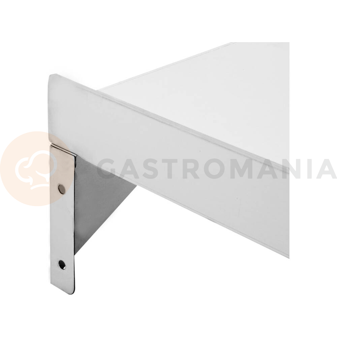 Półka wisząca z rantem marki Yato o wymiarze 1200 x 300 x 180 mm
Półki wiszące są niezwykle funkcjonalne i bardzo przydatne niemal w każdej kuchni. Pozwalają dodatkowo wykorzystać przestrzeń tworząc niezwykle przydatne miejsce do przechowywania różnego typu pojemników, przypraw, przyborów kuchennych, itp.
• półki Yato wykonane są z wysokiej jakości stali nierdzewnej, przez co ich czyszczenie jest bardzo łatwe i szybkie
• dodatkowo z tyłu posiadają rant o wysokości 35mm zabezpieczający przed przedostawaniem się zabrudzeń pomiędzy półkę a ścianę

Informacje:
• Długość [mm]: 1200
• Materiał: stal nierdzewna
• Szerokość [mm]: 300 
• Wysokość [mm]: 180

 | YG-09041, Półka wisząca z rantem pojedyncza 1200x300x180 mm