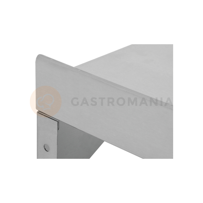Półka wisząca z rantem marki Yato o wymiarze 1200 x 300 x 180 mm
Półki wiszące są niezwykle funkcjonalne i bardzo przydatne niemal w każdej kuchni. Pozwalają dodatkowo wykorzystać przestrzeń tworząc niezwykle przydatne miejsce do przechowywania różnego typu pojemników, przypraw, przyborów kuchennych, itp.
• półki Yato wykonane są z wysokiej jakości stali nierdzewnej, przez co ich czyszczenie jest bardzo łatwe i szybkie
• dodatkowo z tyłu posiadają rant o wysokości 35mm zabezpieczający przed przedostawaniem się zabrudzeń pomiędzy półkę a ścianę

Informacje:
• Długość [mm]: 1200
• Materiał: stal nierdzewna
• Szerokość [mm]: 300 
• Wysokość [mm]: 180

 | YG-09041, Półka wisząca z rantem pojedyncza 1200x300x180 mm