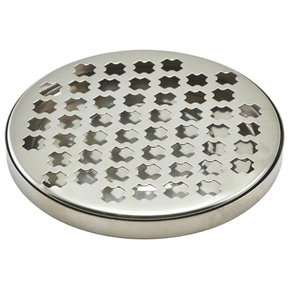 Okrągła stalowa taca z odsączaczem 140x14x141x141 mm | GENWARE, Barware