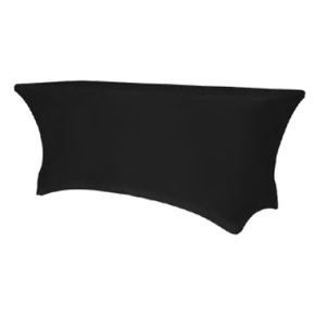 Pokrowiec elastyczny na stół cateringowy czarny 740x910x1800 mm | OLKA, XXL 180