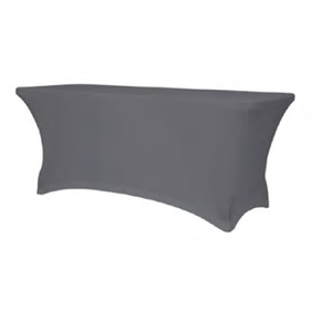 Pokrowiec elastyczny na stół cateringowy szary 740x910x1800 mm | OLKA, XXL 180