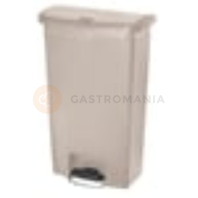 Kosz z pedałem 68l beżowy | RUBBERMAID, Slim Jim