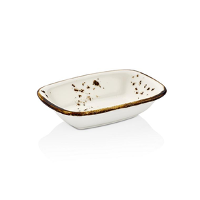 Naczynie prostokątne 150 ml, 100x140 mm | BY BONE, Elegance