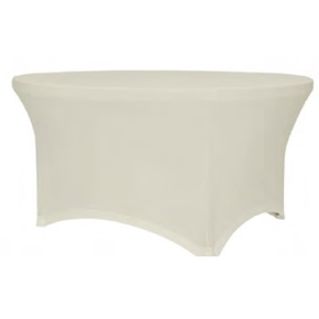 Pokrowiec elastyczny na stół cateringowy ecru 1800x740 mm | OLKA, Planet 180