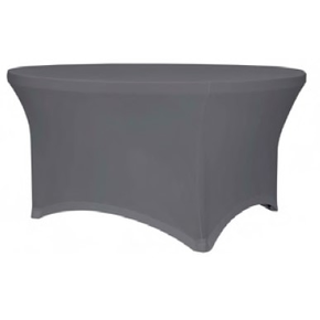 Pokrowiec elastyczny na stół cateringowy szary 1800x740 mm | OLKA, Planet 180