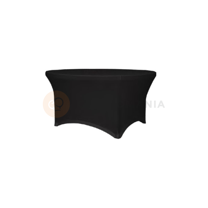 Pokrowiec elastyczny na stół cateringowy czarny 1500x740 mm | OLKA, Planet 150