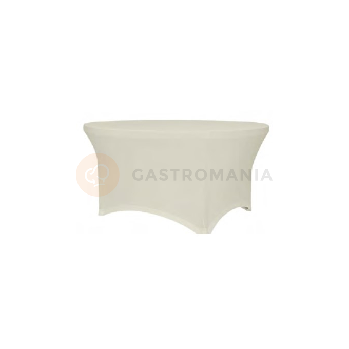 Pokrowiec elastyczny na stół cateringowy ecru 740x760x1500 mm | OLKA, Planet 150