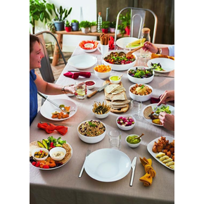 Forma okrągła do pieczenia, salaterka żaroodporna 18 cm | LUMINARC, Diwali Blanc
