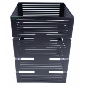 Kolumna quadro stal czarny mat strukturalny 22x22x30 cm | HORECA SERVICE, HS Design