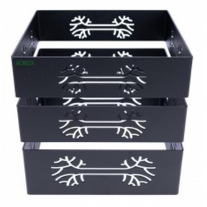 Kolumna tree stal czarny mat strukturalny 22x22x21 cm | HORECA SERVICE, HS Design