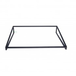 Podstawa bridge skośna stal czarny mat strukturalny GN 1/1 10 cm | HORECA SERVICE, HS Design
