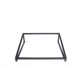 Podstawa bridge skośna stal czarny mat strukturalny GN 1/2 10 cm | HORECA SERVICE, HS Design