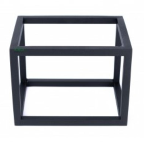 Podstawa qubik stal czarny mat strukturalny 12x12x23 cm | HORECA SERVICE, HS Design
