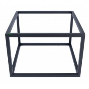 Podstawa qubik stal czarny mat strukturalny 24x24x23 cm | HORECA SERVICE, HS Design