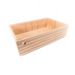 Skrzynka drewniana dąb neutralny GN 1/1 14,5 cm | HORECA SERVICE, HS Design