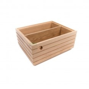 Skrzynka drewniana dąb neutralny GN 1/2 14,5 cm | HORECA SERVICE, HS Design