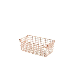 Koszyk z uchwytami miedziany 228x165x110 mm | GENWARE, 235231