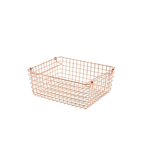 Koszyk z uchwytami miedziany 270x160x120 mm | GENWARE, 235230