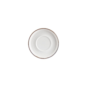 Spodek do filiżanki do cappucino 150 mm | BY BONE, Helix Gleam