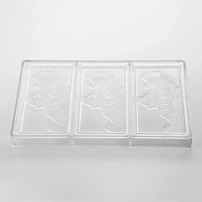 Forma poliwęglanowa do tabliczek czekolady 275x175 mm | PAVONI, PC5067