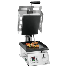Grill kontaktowy 320x550x310 mm, gładka powierzchnia | BARTSCHER, DT 2000 1G