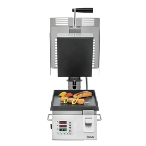 Grill kontaktowy 320x550x310 mm, gładka powierzchnia | BARTSCHER, DT 2000 1G