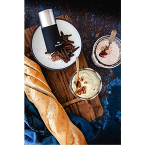 Młynek do przypraw czarno-stalowy | MICROPLANE, Specialty