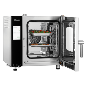 Piec konwekcyjno-parowy 5x GN2/3, sterowanie elektroniczne, system czyszczenia | BARTSCHER, Silversteam2 5230DRS