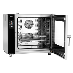 Piec konwekcyjno-parowy 7x GN1/1, sterowanie elektroniczne, szybsza obróbka termiczna | BARTSCHER, Silversteam2 P-7110D