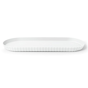 Półmisek owalny 50x25 cm krystaliczny biały | BLIM PLUS, Minerva