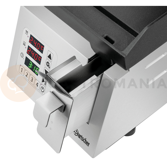 Grill kontaktowy 320x550x310 mm, gładka powierzchnia | BARTSCHER, DT 2000 1G