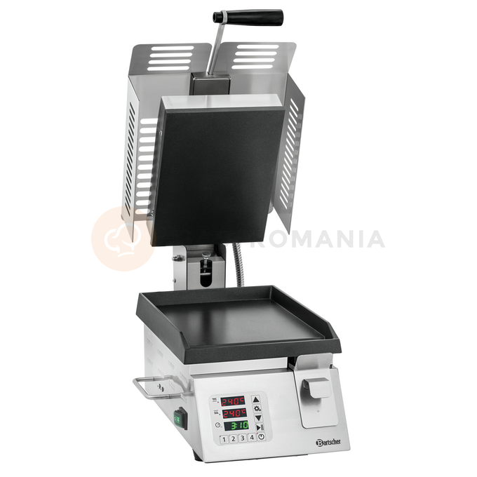 Grill kontaktowy 320x550x310 mm, gładka powierzchnia | BARTSCHER, DT 2000 1G