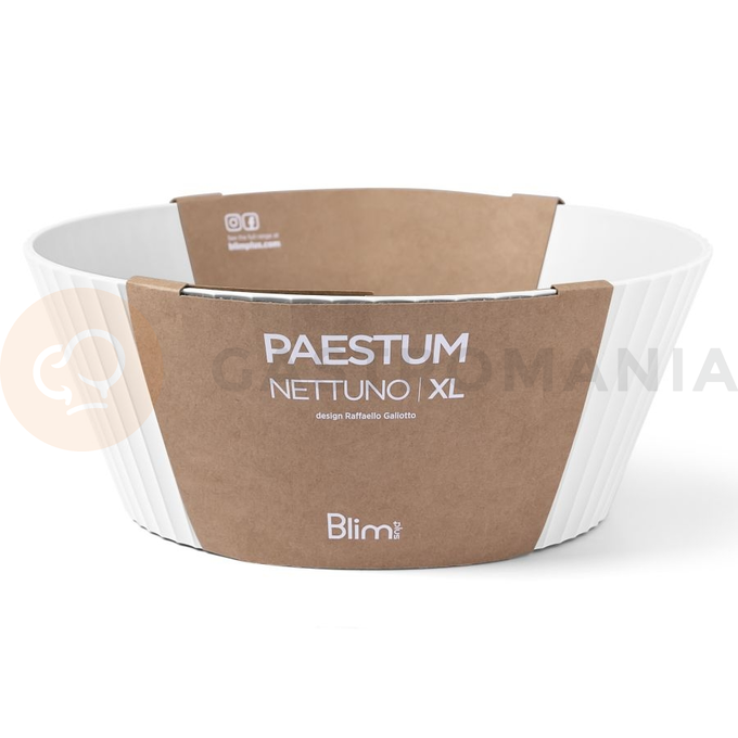 Misa 30 cm krystaliczny biały | BLIM PLUS, Nettuno