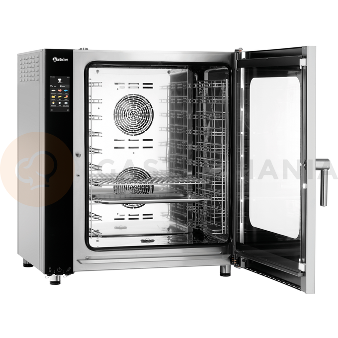 Piec konwekcyjno-parowy 10x GN1/1, sterowanie elektroniczne, system czyszczenia | BARTSCHER, Silversteam2 10110DRS