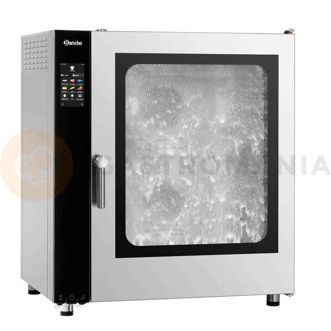 Piec konwekcyjno-parowy 10x GN1/1, sterowanie elektroniczne, system czyszczenia | BARTSCHER, Silversteam2 10110DRS
