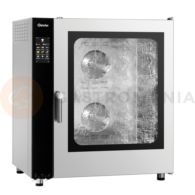 Piec konwekcyjno-parowy 10x GN1/1, sterowanie elektroniczne, system czyszczenia | BARTSCHER, Silversteam2 10110DRS