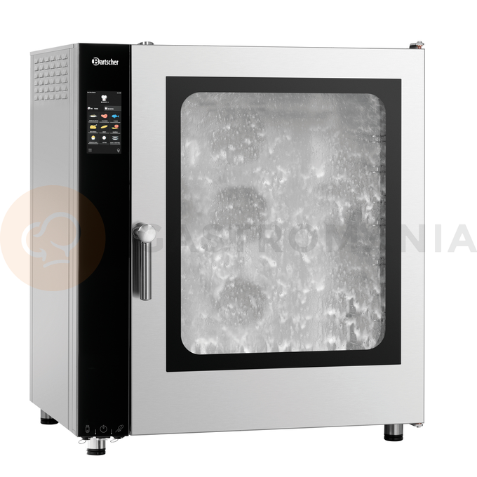 Piec konwekcyjno-parowy 10x GN1/1, sterowanie elektroniczne, system czyszczenia, szybsza obróbka termiczna | BARTSCHER, Silversteam2 P-10110DRS