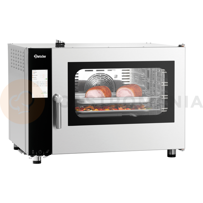 Piec konwekcyjno-parowy 5x GN1/1, sterowanie elektroniczne, system czyszczenia, szybsza obróbka termiczna | BARTSCHER, Silversteam2 P-5110DRS