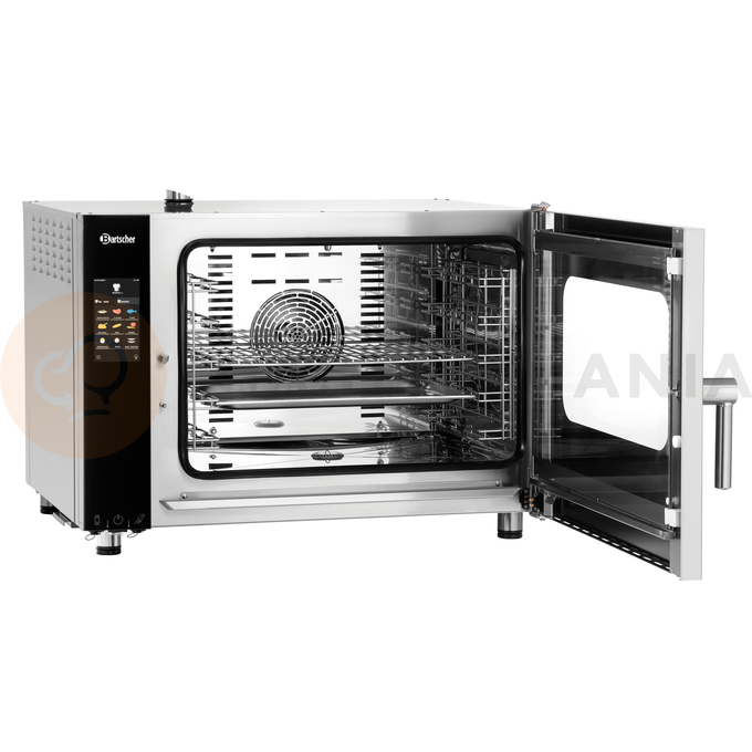 Piec konwekcyjno-parowy 5x GN1/1, sterowanie elektroniczne, system czyszczenia, szybsza obróbka termiczna | BARTSCHER, Silversteam2 P-5110DRS