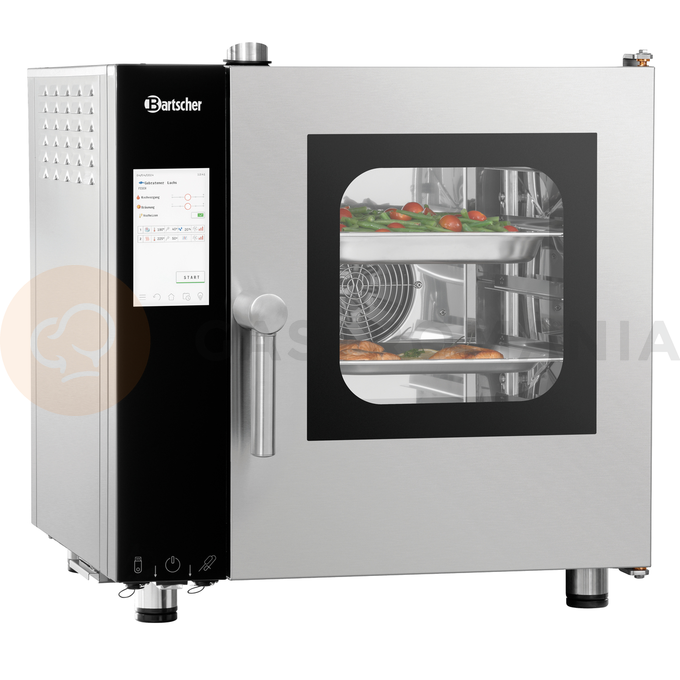 Piec konwekcyjno-parowy 5x GN2/3, sterowanie elektroniczne, system czyszczenia | BARTSCHER, Silversteam2 5230DRS